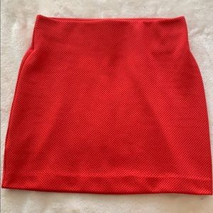 BCBGeneration Red Mini Skirt